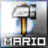 The game's icon in most Buziol Games versions of Mario Worker, which features a silver hammer, along with the text MARIO in the bottom.