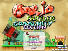 Title screen in medium and minimum quality.