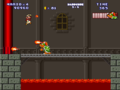 Mario jumping to beat Bowser, little did he know that his nemesis will not go easy on him.